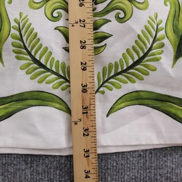 Farm Rio Dress Womens Small Milani Printed Linen Mini Tropical Boho Chic Playful - Picture 13 of 15